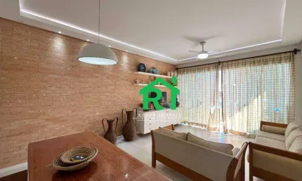 Apartamento com 3 quartos (1 suíte), 1 vaga, jardim astúrias, guarujá/sp