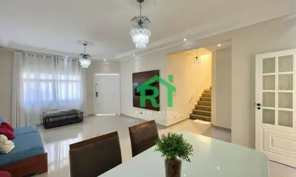 Casa com 4 Quartos (3 Suítes), 4 Vagas, Tombo, Guarujá/SP