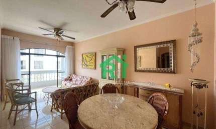 Apartamento com 3 dormitórios, 100 m² - venda por R$ 440.000,00 ou aluguel por R$ 3.500,00/mês - Enseada - Guarujá/SP