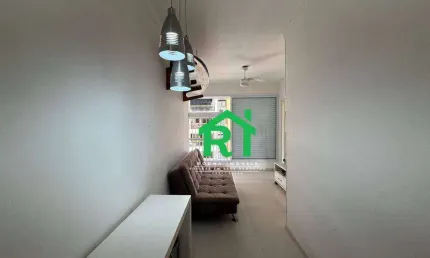 Apartamento com 2 dormitórios à venda, 50 m² por r$ 380.000 - pitangueiras - guarujá/sp