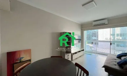 Apartamento à beira mar com 1 dormitório, Enseada, Guarujá/SP