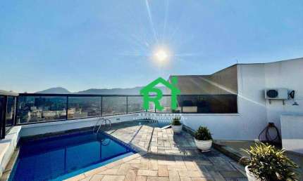 Cobertura com 4 dormitórios à venda, 314 m² por R$ 980.000 - Enseada - Guarujá/SP