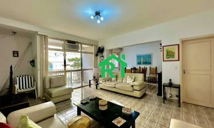 Apartamento beira mar, 3 dormitórios, 1 vaga, Guarujá/SP.