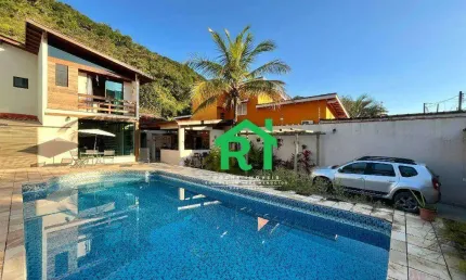 Casa com 3 Quartos (3 Suítes), 3 Vagas, Lazer, Jardim Guaiuba, Guarujá/SP
