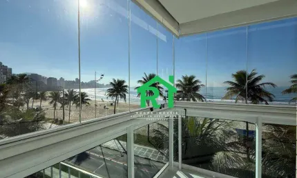 Vista panoramica para o mar, 3 suites e varanda gourmet na Praia das asturias, Guaruja