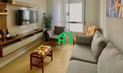 Apartamento com 2 dormitórios à venda, 75 m² por r$ 490.000,00 - jardim astúrias - guarujá/sp
