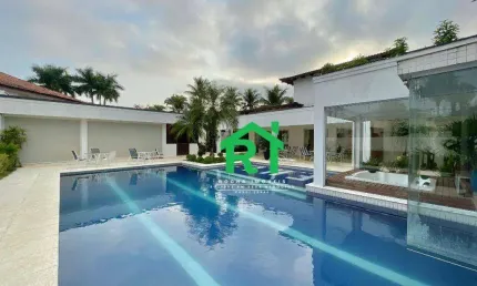 Casa com 5 suítes à venda em jardim acapulco, guarujá | rocha imóveis guarujá