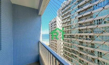 Apartamento com 1 dormitório à venda, 65 m² por r$ 380.000,00 - pitangueiras - guarujá/sp