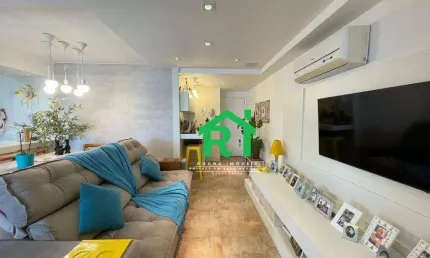 Apartamento para alugar em praia das pitangueiras, guarujá/sp, 3 dormitórios, varanda gourmet, lazer