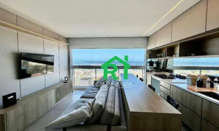 Apartamento com 2 dormitórios à venda, 56 m² por r$ 780.000 - enseada - guarujá/sp