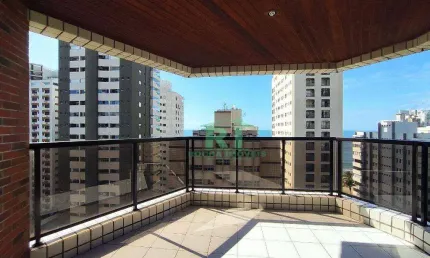 Apartamento Beira Mar, 4 Quartos (2 Suítes), 2 Vagas, Lazer, Praia das Astúrias, Guarujá.