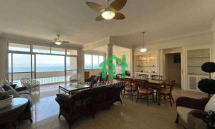 Apartamento com Vista Mar, 4 Dormitórios (2 Suítes), 1 Vaga, Pitangueiras, Guarujá/SP