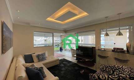 Apartamento Frente Mar, Varanda Gourmet, 3 Dormitórios, 2 Vagas, Área de Lazer, Astúrias, Guarujá/SP