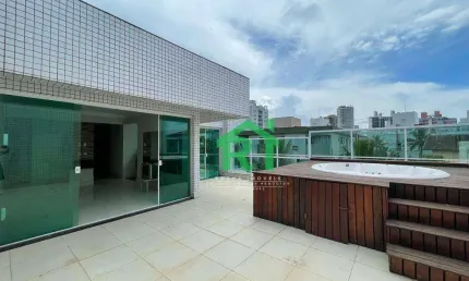 Cobertura com 3 dormitórios à venda, 167 m² por R$ 1.500.000,00 - Tombo - Guarujá/SP