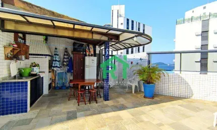 Cobertura com 3 dormitórios à venda, 160 m² por R$ 1.200.000,00 - Jardim Astúrias - Guarujá/SP
