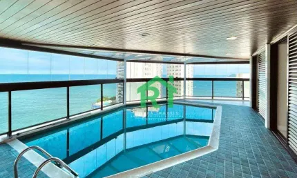 Apartamento Frente Mar, 4 Dormitórios (4 Suítes), 3 Vagas, Lazer, Jardim Astúrias, Guarujá/SP