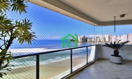 Apartamento Frente Mar, 3 Dormitórios (2 Suítes), 2 Vagas, Área de Lazer, Jardim Astúrias, Guarujá/SP