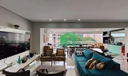 Apartamento beira mar, varanda gourmet, 3 dormitórios, 2 vagas, lazer, jardim astúrias, guarujá/sp