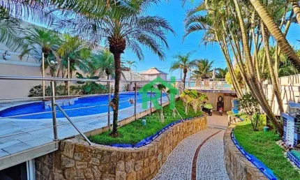 Casa com 6 dormitórios à venda, 460 m² por R$ 4.500.000,00 - Tombo - Guarujá/SP