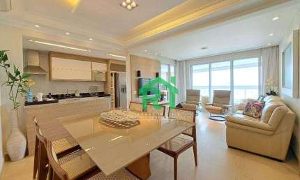 Apartamento Moderno, 4 Dormitórios (2 Suítes), Varanda Gourmet, Lazer, 2 Vagas, Enseada, Guarujá/SP.