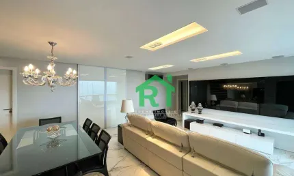 Apartamento Frente Mar, 3 Suítes, 2 Vagas, Área de Lazer, Tombo, Guarujá/SP