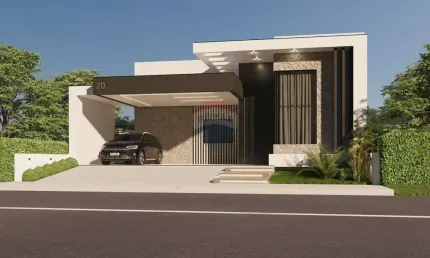 Casa à venda na planta com 3 suítes e piscina no  desejado Condomínio Residencial das Acácias em Paulínia/SP
