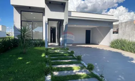 Casa nova a venda com 3 quartos sendo 02 suítes Condomínio Campos do Conde II, Paulínia/SP