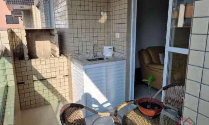 Apartamento com 2 quartos à venda na avenida marechal hermes, 208, canto do forte, praia grande por r$ 615.000