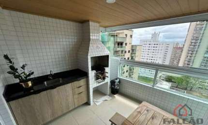 Apartamento com 3 quartos à venda na Rua Carlos José Borstens, 50, Aviação, Praia Grande por R$ 880.000