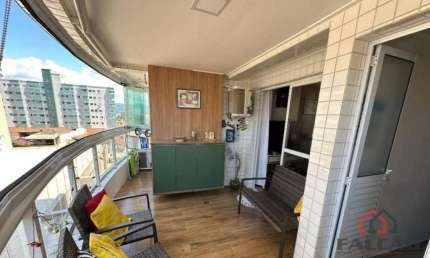 Apartamento com 2 quartos à venda na Rua Carlos Martiniano de Andrade Bitencourt, 393, Aviação, Praia Grande por R$ 480.000