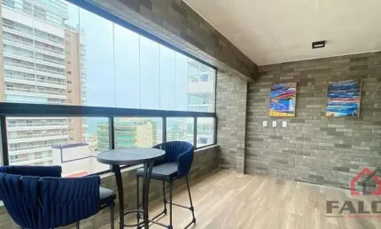 Apartamento com 3 quartos à venda na avenida costa machado, 104, canto do forte, praia grande por r$ 1.650.000