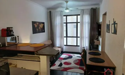 Apartamento com 1 quarto à venda na rua da constituição, 604, itararé, são vicente por r$ 195.000