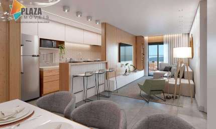 Apartamento com 2 dormitórios à venda, 94 m² por R$ 680.000,00 - Aviação - Praia Grande/SP