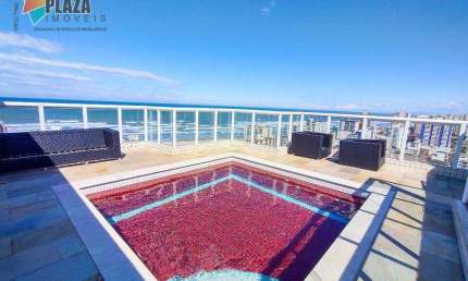 Cobertura com 3 dormitórios à venda, 243 m² por R$ 2.650.000,00 - Vila Guilhermina - Praia Grande/SP