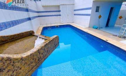 Casa com piscina 3 dormitórios sendo 2 suítes  para alugar, 140 m² por R$ 4.800/mês - Tupi - Praia Grande/SP