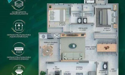 Apartamento à venda, 81 m² por R$ 600.000,00 - Vila Guilhermina - Praia Grande/SP
