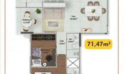 Apartamento à venda, 71 m² por r$ 632.995,00 - vila guilhermina - praia grande/sp