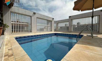 Cobertura com 3 dormitórios à venda, 161 m² por R$ 950.000,00 - Vila Guilhermina - Praia Grande/SP