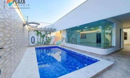 Casa 3 dormitórios com 2 suítes à venda, 265 m² por R$ 2.990.000 - Canto do Forte - Praia Grande/SP