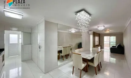 Apartamento com 3 dormitórios à venda, 122 m² por r$ 950.000,00 - boqueirão - praia grande/sp