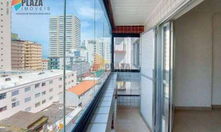 Apartamento para alugar, 70 m² por R$ 2.500,00/mês - Aviação - Praia Grande/SP