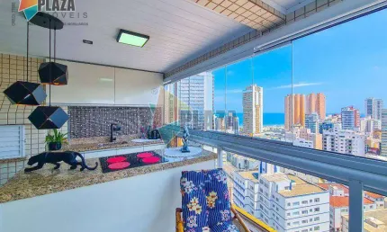 Apartamento com 2 dormitórios à venda, 92 m² por R$ 960.000,00 - Boqueirão - Praia Grande/SP