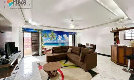 Apartamento à venda, 210 m² por r$ 850.000,00 - vila guilhermina - praia grande/sp