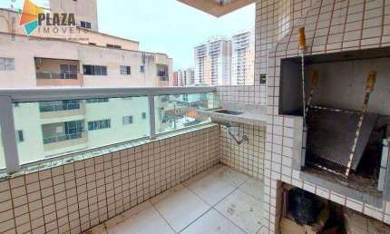 Apartamento com 3 dormitórios para alugar, 101 m² por R$ 3.800,00/mês - Vila Assunção - Praia Grande/SP