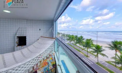 Apartamento 2 dormitórios com 1 suíte à venda, 86 m² por R$ 580.000 - Maracanã - Praia Grande/SP