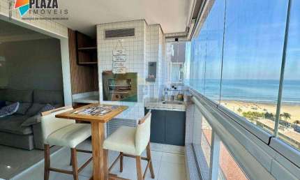 Apartamento com 3 dormitórios à venda, 109 m² por R$ 1.600.000,00 - Canto do Forte - Praia Grande/SP