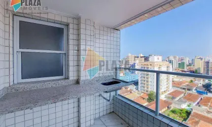 Apartamento 2 dormitórios com 1 suíte à venda, 62 m² por r$ 530.000 - vila guilhermina - praia grande/sp