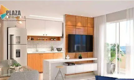 Apartamento à venda, 40 m² por r$ 298.700,00 - vila guilhermina - praia grande/sp