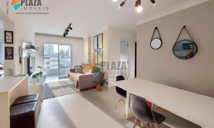 Apartamento 2 dormitórios com 1 suíte à venda, 75 m² por r$ 795.000 - boqueirão - praia grande/sp
