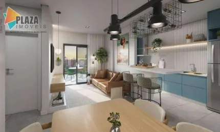 Apartamento à venda, 86 m² por R$ 550.000,00 - Canto do Forte - Praia Grande/SP
